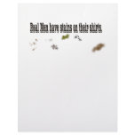 Real Men have Stains on their Shirts Letterhead