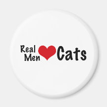 Real Men Love Cats #2 Refrigerator Magnet