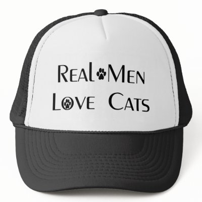 Real Men Love Cats Hat by animaltees