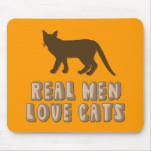Real Men Love Cats Mouse Pads