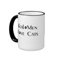 Real Men Love Cats Mug by animaltees Real Men Love Cats Mug