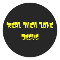Real Men Love Jesus stickers by Condor87z Real Men Love Jesus stickers