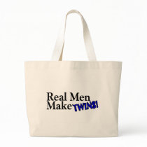 Real Men Make Twins (B) bags