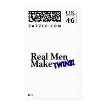 Real Men Make Twins (B) Stamps