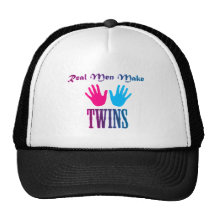 Real Men Make Twins (Boy/Girl) Mesh Hats