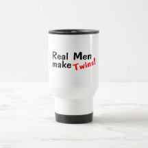 Real Men Make Twins Coffee Mugs