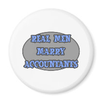 Real Men Marry Accountants Refrigerator Magnet