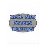 Real Men Marry Doctors Post Card