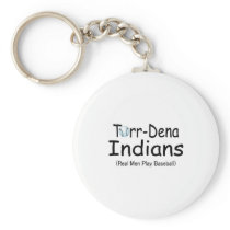 Real Men Play Baseball keychains
