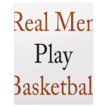 Real Men Play Basketball Custom Letterhead