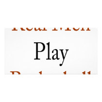 Real Men Play Basketball photo cards by Supernova23 Real Men Play Basketball photo cards