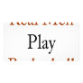 Real Men Play Basketball Picture Card