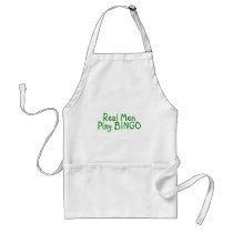 Real Men Play Bingo 2 Apron
