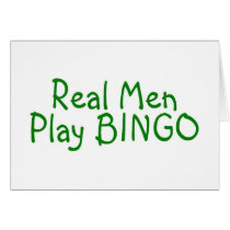 Real Men Play Bingo 2 Card