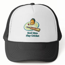 Real Men Play Cricket Hats