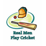 Real Men Play Cricket Women's Tees Tee Shirts