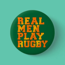 Real Men Play Rugby buttons