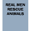 REAL MEN RESCUE ANIMALS t-shirts by Candlemiss REAL MEN RESCUE ANIMALS t-shirts