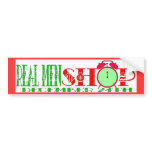 REAL MEN SHOP DECEMBER 24TH BUMPER STICKER