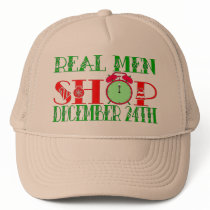REAL MEN SHOP DECEMBER 24TH TRUCKER HATS