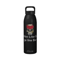 Real Men Skull Liberty Bottle water bottles