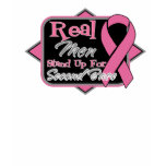 Real Men Stand Up For Second Base - Breast Cancer t-shirts