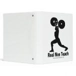 Real Men Teach - Barbell Binder