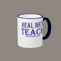 Real Men Teach mugs
