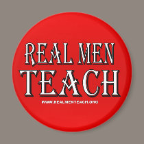 Real Men Teach magnets