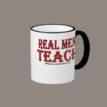 Real Men Teach mugs