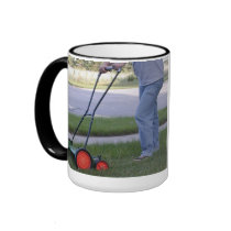 "Real men use reel mowers" mug by serenity_ii "Real men use reel mowers" mug
