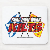 Real Men Wear Kilts 2 mousepads by fightcancertees Real Men Wear Kilts 2 mousepads