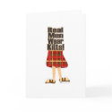Real Men Wear Kilts card