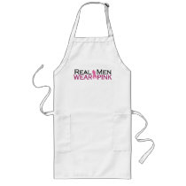 Real Men Wear Pink aprons by ifightlikeagirl Real Men Wear Pink aprons
