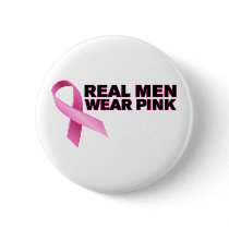 Real Men Wear Pink Button buttons