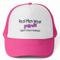 Real Men Wear Pink Cancer Awareness hats