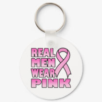 real men wear pink Keychain by pinkribbonshirts real men wear pink Keychain