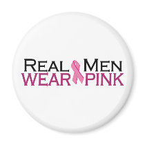 Real Men Wear Pink Magnet