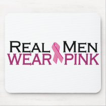 Real Men Wear Pink Mouse Mats