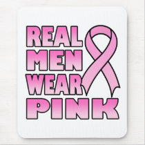 real men wear pink Mousepad