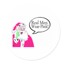 Real Men Wear Pink stickers by TeeZazzle Real Men Wear Pink stickers