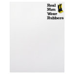 Real Men Wear Rubbers Personalized Letterhead