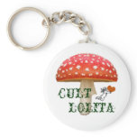 Real mushroom key holder key chain