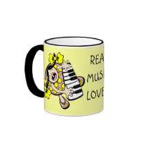 Real Music Lover mugs by VioDeSign Real Music Lover mugs