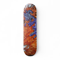 Real Paris Wall Graffiti Abstract Skate Board skateboards