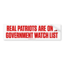 Real Patriots Bumper Sticker