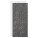 Real RAW Carbon Fiber Textured Custom Rack Card