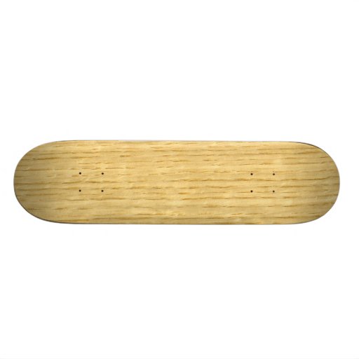 Real Straight Grained Oak Veneer Woodgrain Skateboard Zazzle
