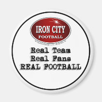 Real Team, Real Fans, Real Football Pittsburgh magnets