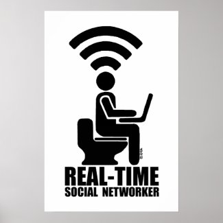 Real-time social networker print